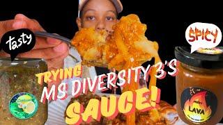 LOADED SEAFOOD BOIL BAKED POTATO WITH MS DIVERSITY 3S SAUCES  MUKBANG