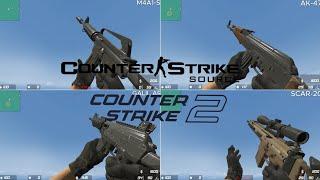 Counter Strike Source - Counter-Strike 2  Animaciones de Armas. 