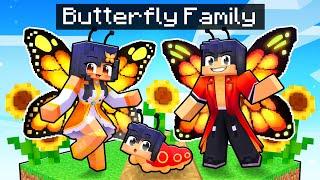 Having a BUTTERFLY FAMILY in Minecraft