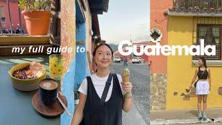 How To Plan Your BEST Trip To GUATEMALA    ALL the tips you need to know