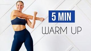 5 MIN WARM UP FOR AT HOME WORKOUTS Full Body