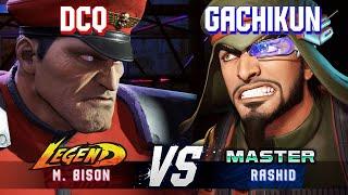 SF6 ▰ DCQ M.Bison vs GACHIKUN Rashid ▰ High Level Gameplay