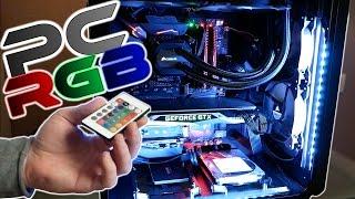 DIE BESTE RGB BELEUCHTUNG FÜR EUREN PC  TUTORIAL  PC RGB BELEUCHTUNG EINBAUEN