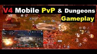 V4 mobile Gameplay PvP & Dungeon + Activating PK mode