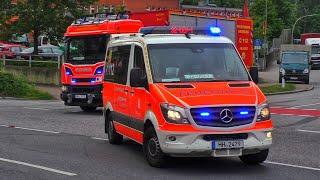 GEFAHRGUTEINSATZ️ Einsatzfahrt 》32-UDI-1 + 32-WLF-A  AB-GSG  Feuerwehr Hamburg  F32 - TuUw