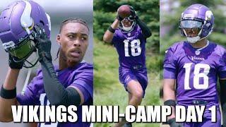Scenes from Minnesota Vikings Mini-Camp Day 1