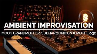 Moog Grandmother Mother-32 & Subharmonicon - Ambient Improvisation