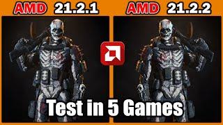 AMD Driver 21.2.1 vs 21.2.2 Test in 5 Games  2021