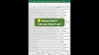 Cleaning messy data in seconds    Shortcuts that Speed-up work  excel shorts