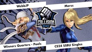 Collision 2024 - WebbJP Sheik VS Marss Zero Suit Samus - Ultimate Top 32 - Winners Quarter-Final