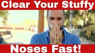 How to Stop Nose Congestion - 7 Proven Methods To Clear Stuffy Nose