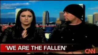 We Are The Fallen - Live on CNN - Carly Smithson & John LeCompt