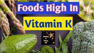 Vitamin K Rich Foods #healthynhappylife #vitamink #vitamin