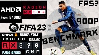 EA SPORTS FIFA 23  AMD RYZEN 5 4600G RX 580RX 590 8gb Gameplay test