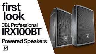 First Look JBL Professional IRX100BT Series Powered PA Speakers