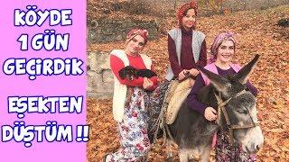 KÖYDE 1 GÜN GEÇİRDİK  IŞIL EŞEKTEN DÜŞTÜ  KÖPEK ISIRDI   VLOG - Babishko Family