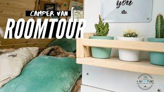 Van Roomtour VW T5 Campervan- wir zeigen euch unseren Van  Selbstausbau mit kleinem Budget