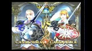 Soulcalibur III Cassandra vs Cassandra Mirror Match double KOs ryona リョナ