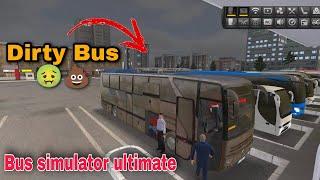 Cleaning Dirty Bus  Bus simulator ultimate  Gamdroid