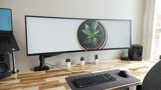 DIY Dream Desk Setup 3.0 - Clean Modern Wood Design