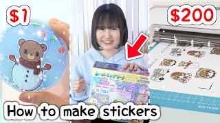 How I Make STICKERS and WASHI TAPES with cricut joy xtra