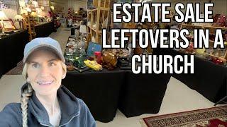 Estate Sale leftovers in a Church Shop with me