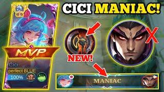 CICI MANIAC 100% BROKEN  CICI VS. YU ZHONG -MLBB #cicimlbb #yuzhongmlbb #ciciplays #mlbb