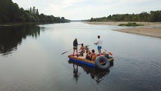 COMMENT CONSTRUIRE UN RADEAU  ...et descendre la Loire avec