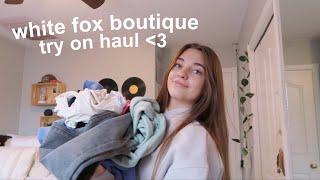 pinterest inspired white fox boutique haul