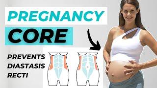 CORE WORKOUT during PREGNANCY to prevent Ab Separation  Diastasis Recti