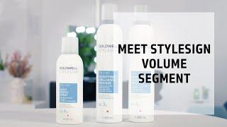 Meet the Volume Hair Styling Products  StyleSign  Goldwell Education Plus