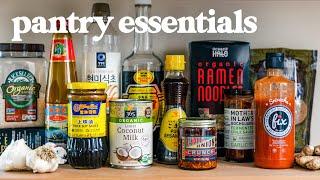 20 Asian Pantry Essentials  COOK WITH ME