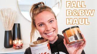 BATH & BODY WORKS FALL CANDLE HAUL  2020