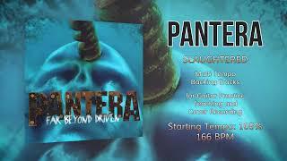 PANTERA - Slaughtered - 105% Tempo 166 BPM Backing Track