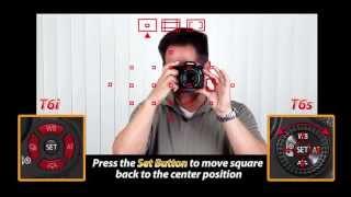 Canon T6s - T6i Training Tutorial  Focusing System