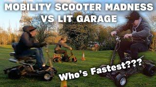 The Lit garage vs mobility scooter madness