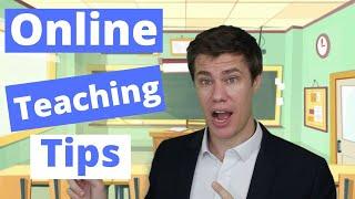 10 Online Teaching Tips  Remote Teaching  How to teach online  Online Teacher  Teach Online