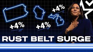 NYTimes Kamala Harris LEADS in Wisconsin Michigan AND Pennsylvania