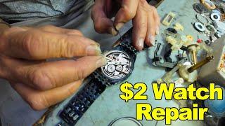 $2 Master Watch Tinkering and Repair at 50-year-old Shop