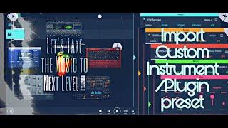 100%How to Import Own Custom Instruments Plugin Preset into FL Studio Mobile  Tutorial 