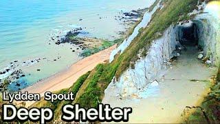 DANGEROUS CLIMB DOWN  To Collapsed WW2 DEEP SHELTER  - Lydden Spout - 2024  4k  60fps #urbex