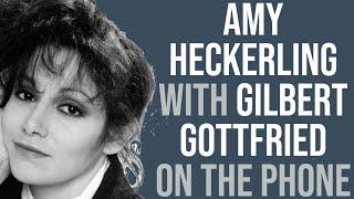 Amy Heckerling with Gilbert Gottfried on the Phone