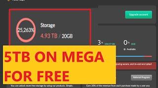 Unlimited Storage on Mega  tamper Monkey