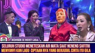 Seluruh studio Meneteskan Air Mata Saat Neneng Safitri  bernyanyi Dan menceritakan masa lalunya