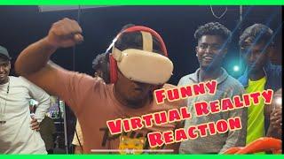 Funny virtual reality reaction  VR WORLD  Velankanni  virtual reality game  #funnyvideo #virtual