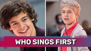 One Direction Quiz  WHO SINGS FIRST 