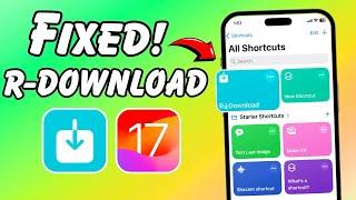 Fixed R download Error  How to fix R download not working on iPhone 2024  R download iOS 17