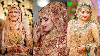 Most demanding bridals hijab with jewelry look  bridal hijab tutorialstyle #hijabi