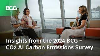 Insights from the 2024 BCG + CO2 AI Carbon Emissions Survey