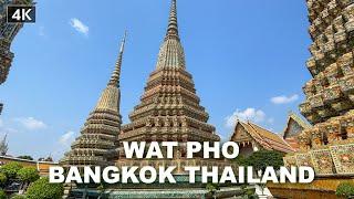 【4K】Walking Tour in Wat Pho Bangkok Thailand 2021